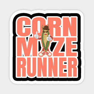 corn maze runner Magnet