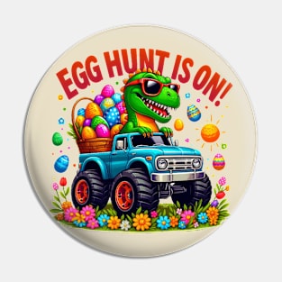 Kids Boys Happy Easter Monster Truck Easter Eggs Pin