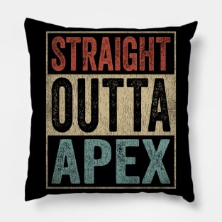 Retro Apex Stuff Clothing Straight Outta Apex Pillow