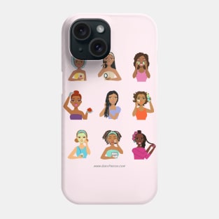 Black Girl Beauty Routine Phone Case