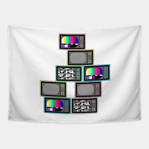 retro tvs Tapestry by B0red