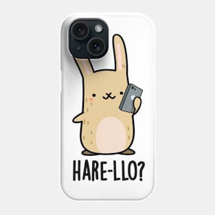 Hare-llo There Cute Hare Rabbit Pun Phone Case