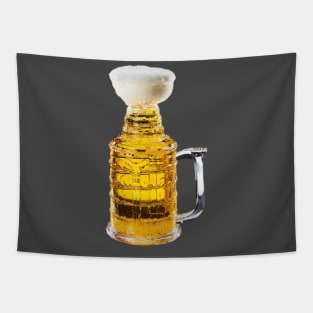 Stanley Cup NHL Beer Hockey Design Tapestry