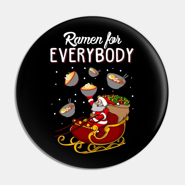 Ramen Lover Christmas Gift Pin by KsuAnn