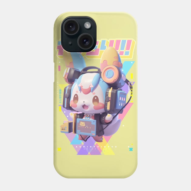 MORRY - AUDIO THINGYS COLLECTION | Anime Manga Kawaii Audio Engineer Trainee Bunny Pop Art Design | PROUD OTAKU Phone Case by PROUD OTAKU