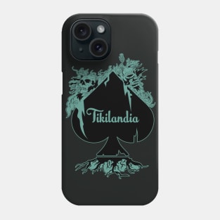 Tikilandia Playing Cards Ace of Spades 2 Phone Case