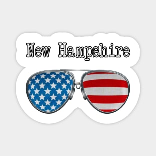 AMERICA PILOT GLASSES NEW HAMPSHIRE Magnet