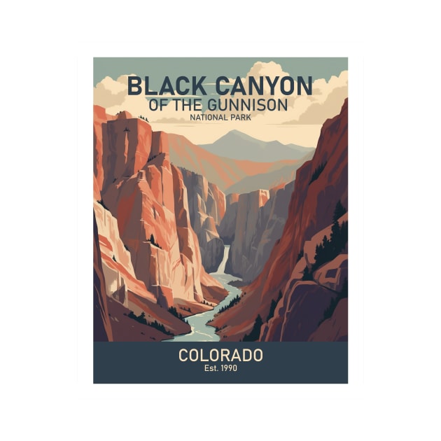 BLACK CANYON NATIONAL PARK by MarkedArtPrints