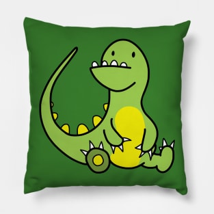 The Little Fat Dino Pillow