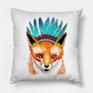 Fox Shaman Pillow