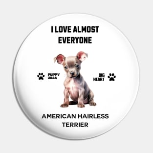 American Hairless Terrier  i love almost everyone Pin