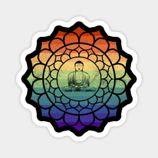 Gay Buddha Mandala Magnet