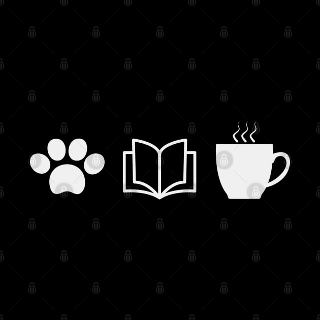 Dogs, Books and Coffee Cute Gift 2020 by Zen Cosmos Official