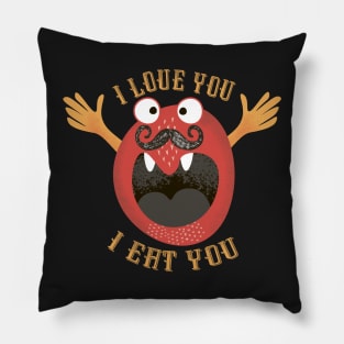 I Love You, I Eat You Pillow