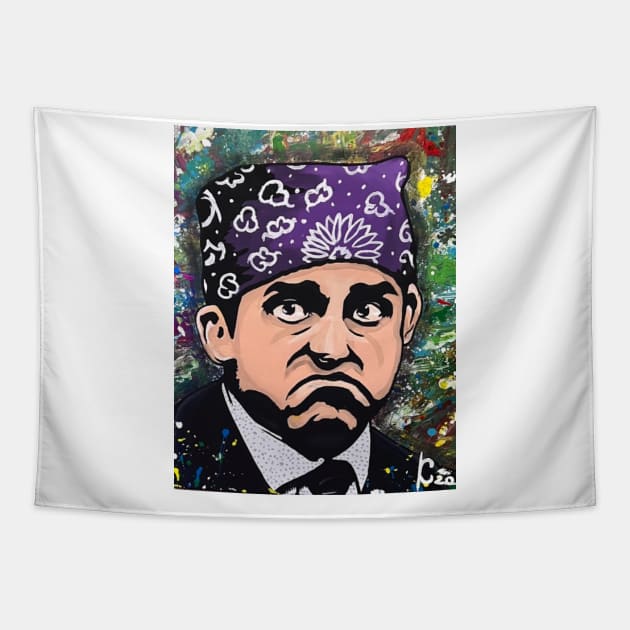 Prison Mike Tapestry by Kamran_does_art