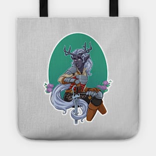 Drow Swordswoman Tote