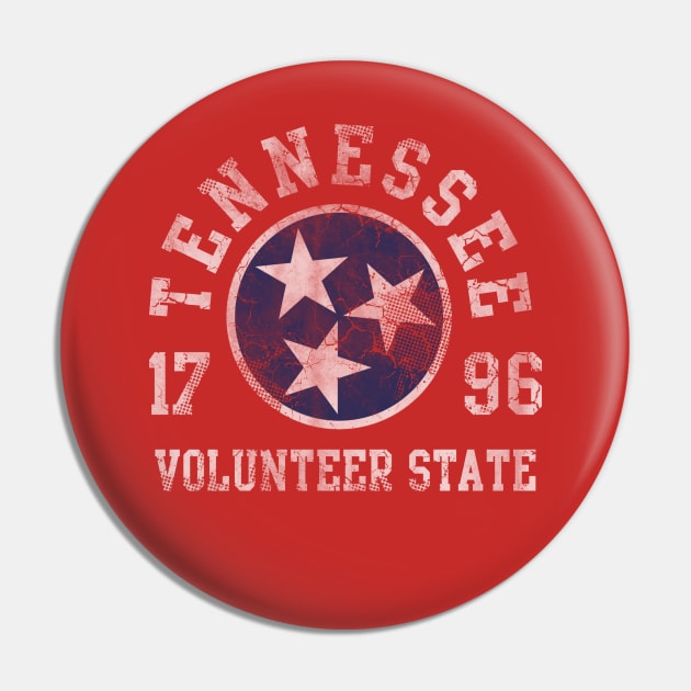 Vintage Tennessee 1796 Volunteer State Pin by E