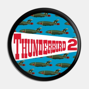 Thunderbird 2 Aircraft Thunderbirds TV Original Series Virgil Tracy Pin