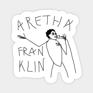 Aretha Franklin by 9JD Magnet