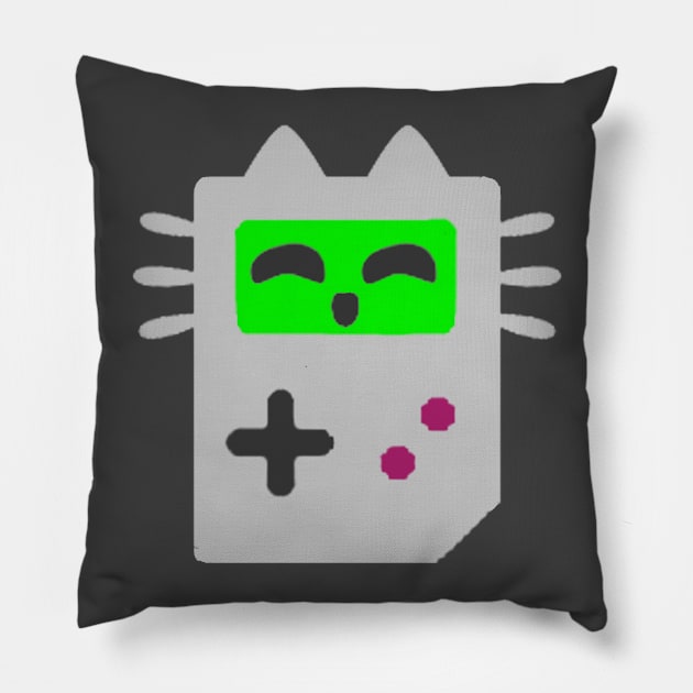 Game Kitty Pillow by HaloSenpai