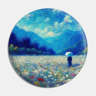 Life of Blue - Impressionism 02 Pin