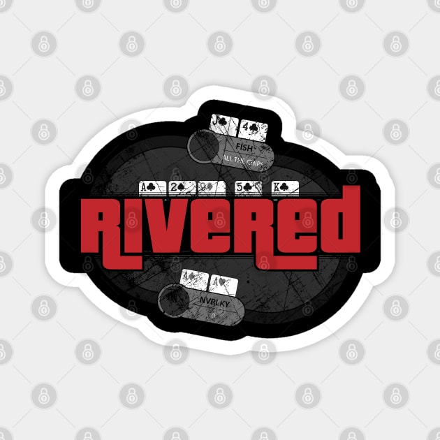 Grand Theft Poker - Rivered Magnet by LuckyDuckPoker