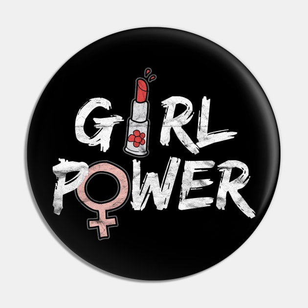 Girl Power -International Women's Day Pin by AlphaDistributors