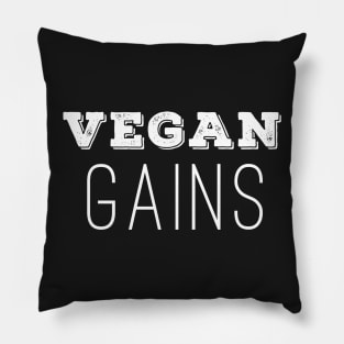 Vegan Gains Pillow