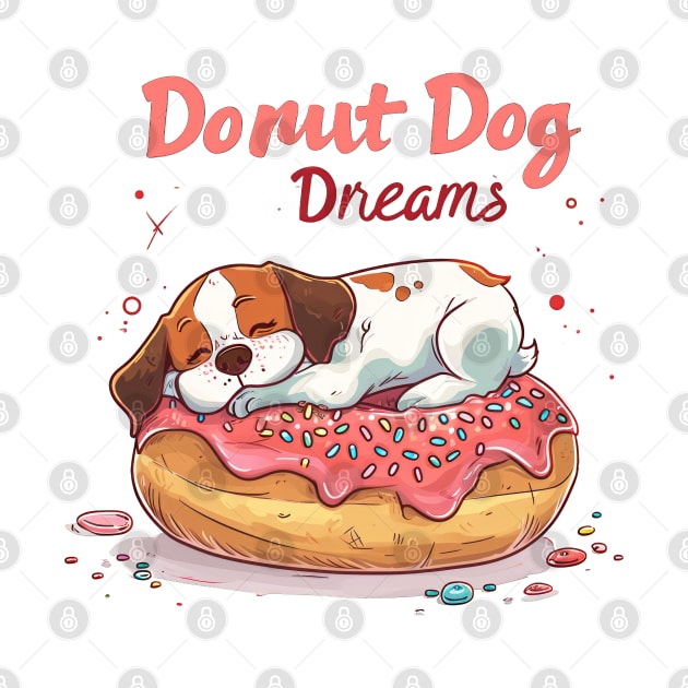 Donut Dog Dreams: Beagle Heaven by TooplesArt