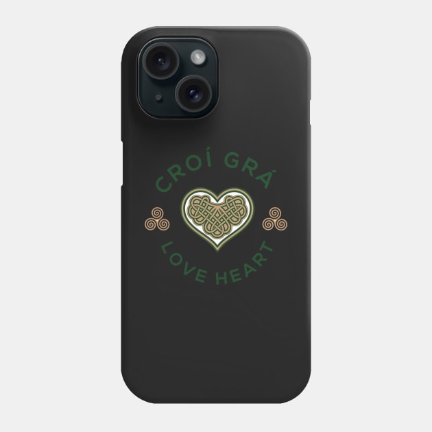 Celtic Love Heart Phone Case by TrueCelt