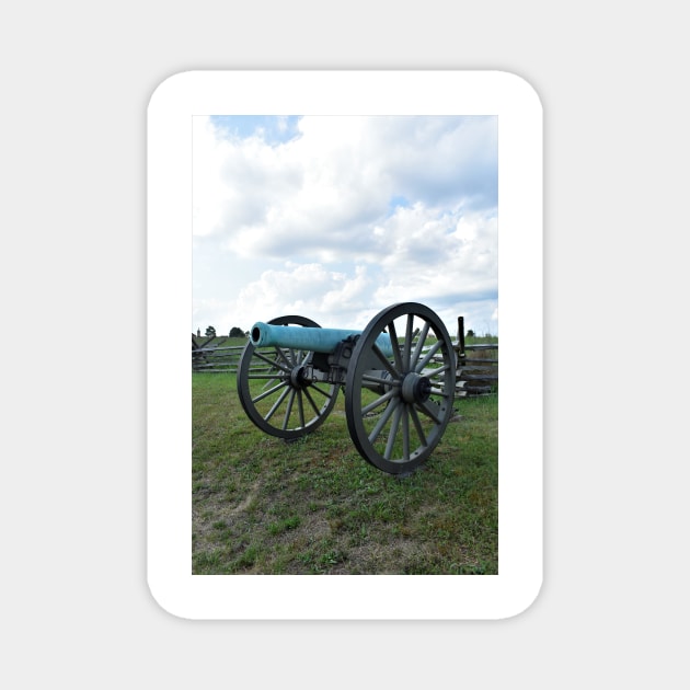 Cannon at Gettysburg Magnet by searchlight