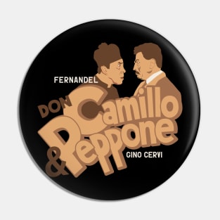 Don Camillo and Peppone Illustration - Fernandel Pin