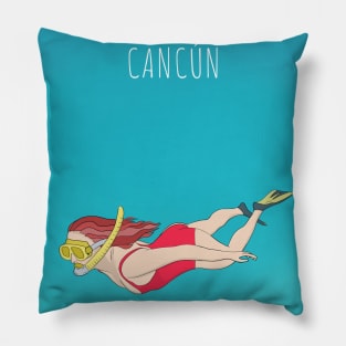 Cancun Quintana Roo Mexico Pillow