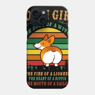 Corgi Girl - Witch - Lioness - Hippie - Sailor (82) Phone Case