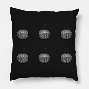 Mini Spooky Forest Pumpkin Pack, Black and White Pillow