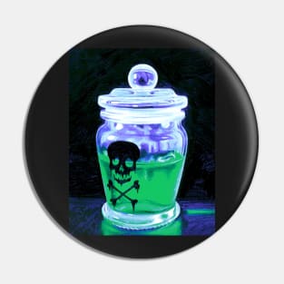 Deadly potion - skull Pin