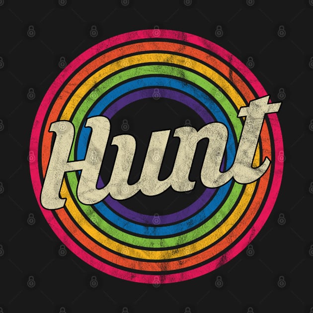 Hunt - Retro Rainbow Faded-Style by MaydenArt
