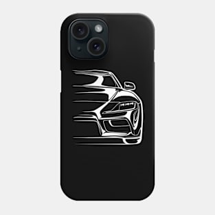 GR Supra Mk5 Silhouette Phone Case