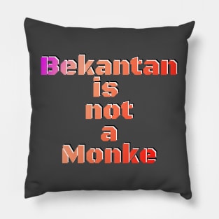 Bekantan not Monke Pillow