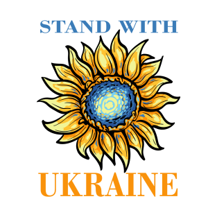 Stand with ukraine - Sunflower T-Shirt