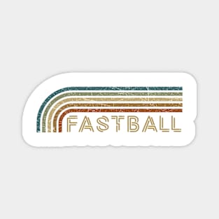 Fastball Retro Stripes Magnet