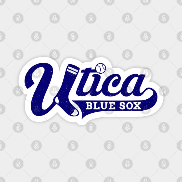 Defunct Utica Blue Sox Baseball 1944 Magnet by LocalZonly