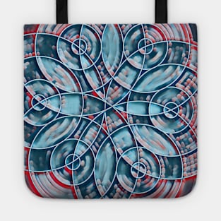 Flower Of Life Oxide Tote