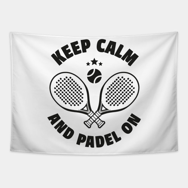 Padel-Tennis Tapestry by Delicious Art