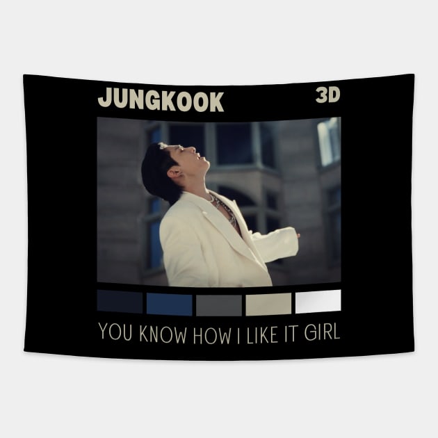 3D Jungkook BTS Tapestry by wennstore