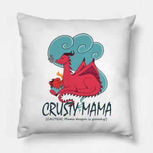 Crusty Mama Dragon Pillow