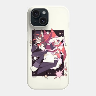 Huskerdust Firework Hazbin Hotel Husk and Angel Dust fanart By Anshiehoop Phone Case