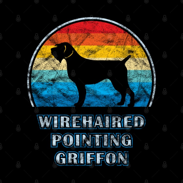 Wirehaired Pointing Griffon Vintage Design Dog by millersye