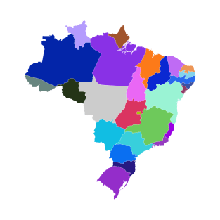 Brazil Color Map T-Shirt