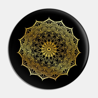 Mandala golden Pin